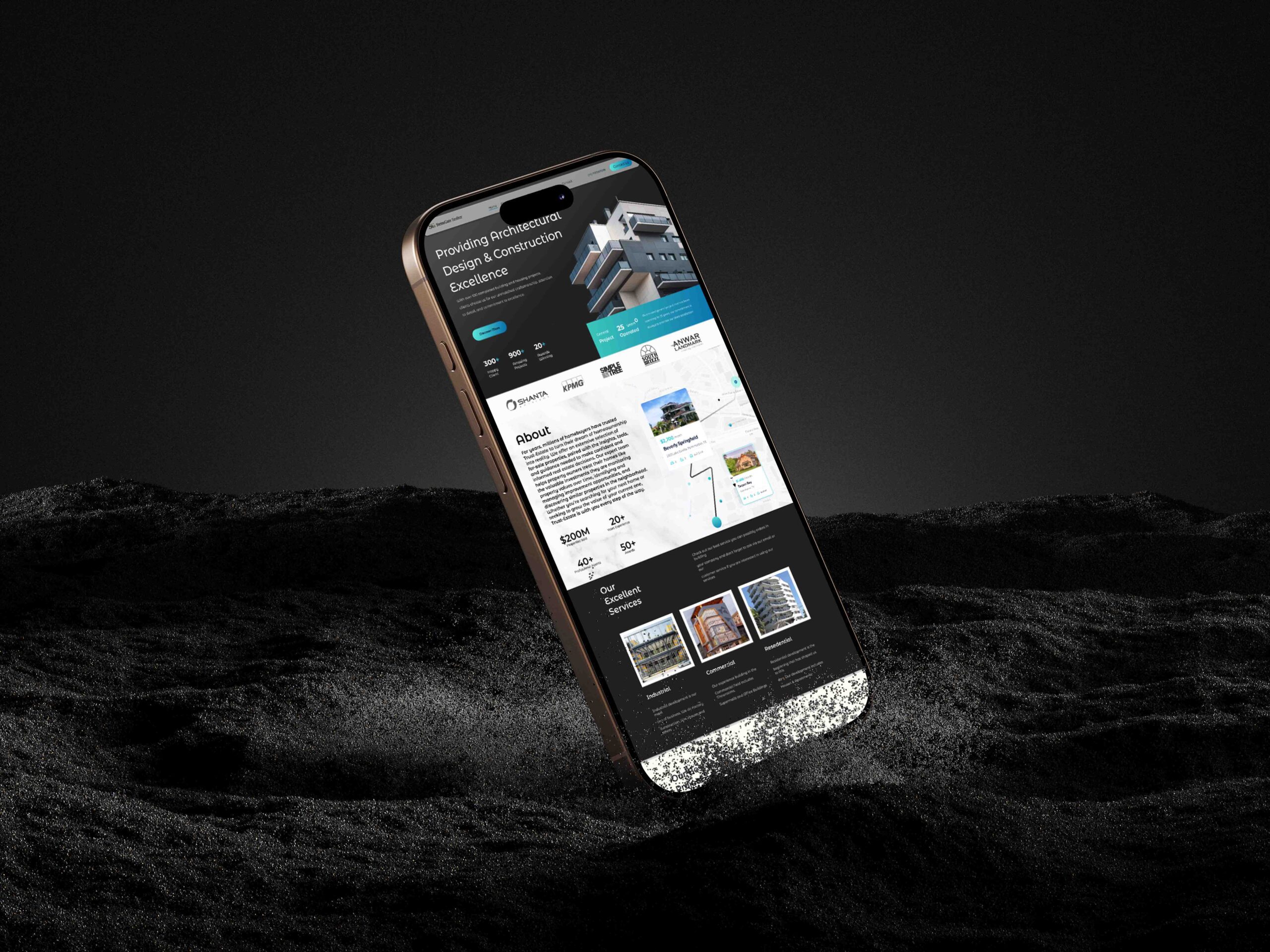 SteinsGate Realtor – Branding & Web Design Mobile mode by Zubayer